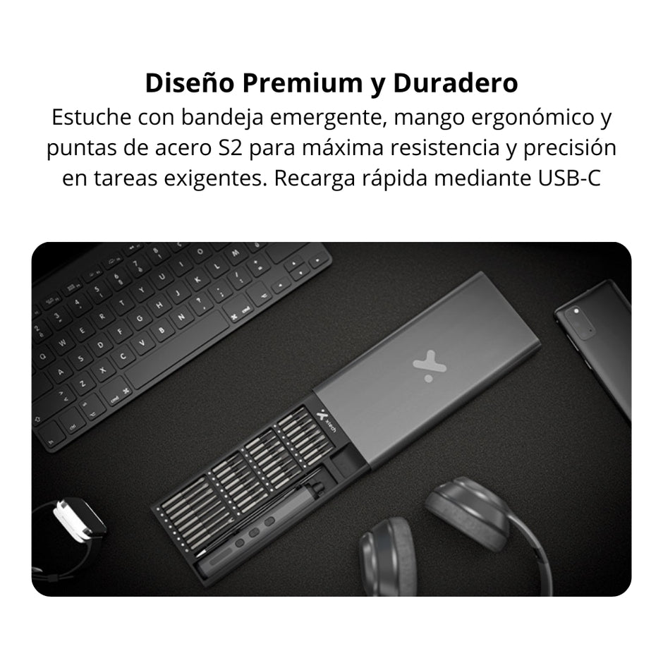 Kit Destornillador Alta Precisión 68 en 1 Xtech XTA-821