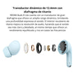 Audífonos In-Ear Xiaomi Redmi Buds 8 Lite Bluetooth 5.4 ANC 42dB Batería 8h/36h IP54 Llamadas AI - Negro