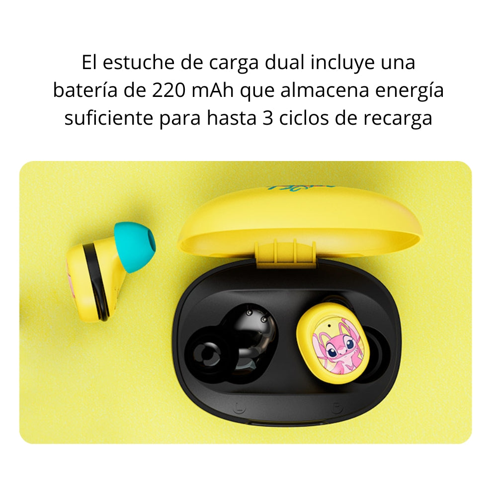 Audifonos Inalambricos Xtech XTH-D701ST-YL Edicion Stitch - Amarillo