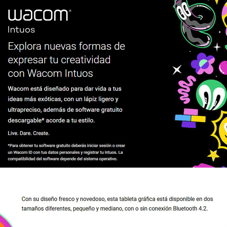 Tabla Digitalizadora Wacom Intuos S Ctl-4100wl Bluetooth Grn