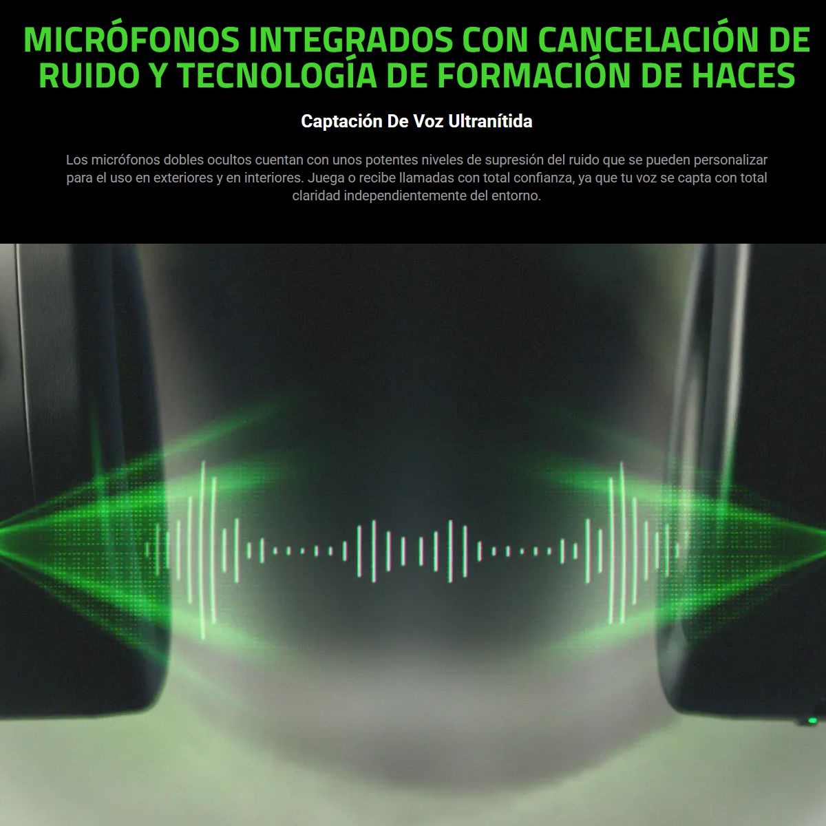 Razer Audífonos Barracuda Bluetooth, 2.4Ghz Tipo C, 3.5mm THX 50mm PC PS5 Switch Batería 40h