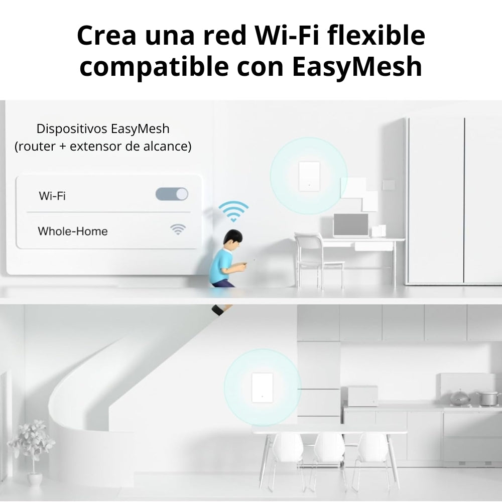 Router Wi-Fi 6 AX3000 TP-Link Archer Air R5 de Doble Banda a 2402Mbps con EasyMesh y Puertos Gigabit