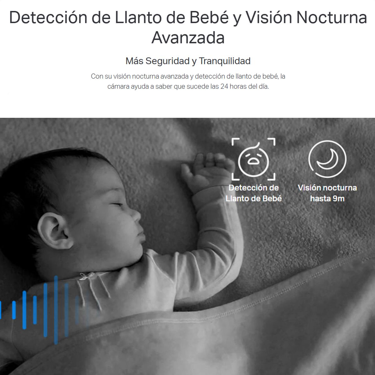 Cámara WiFi TP-Link Tapo C200c 360° Full HD 1080p Visión Nocturna Giro e Inclinación y Compatible con Alexa + Micro SD 64GB