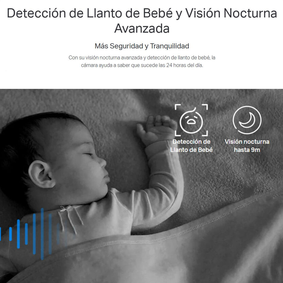 Cámara WiFi TP-Link Tapo C200c 360° Full HD 1080p Visión Nocturna Giro e Inclinación y Compatible con Alexa + Micro SD 64GB