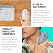 Mouse Inalámbrico Multdispositivo Bluetooth Logitech Pebble M350 - Blanco