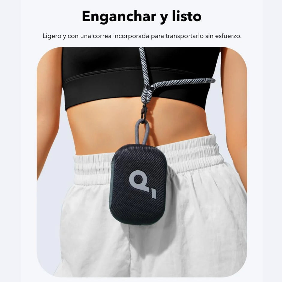 Parlante Bluetooth Soundcore Select 4 Go Protección IP67 Sumergible 5W Batería 20h Correa de Mano - Morado