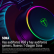 T-Dagger Sona T-RGH304: Diadema Gamer RGB con Sonido 7.1 Virtual
