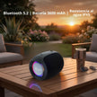Parlante Bluetooth Portátil X-KIM XCLUSIVE AUDIO PORT TWS 10W Luces RGB MicroSD/USB/AUX/FM 3600mAh IPX5