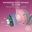 Audífonos Gamer Inalámbricos Razer Kraken Kitty V2 BT Rosa RGB