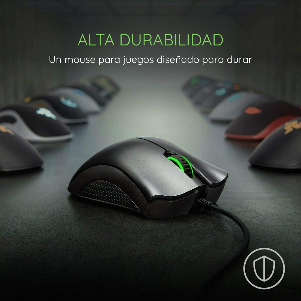 Razer DeathAdder Essential Mouse Gamer Alámbrico 6400 DPI Ergonómico para Diestros - 5 Botones Programables - Negro