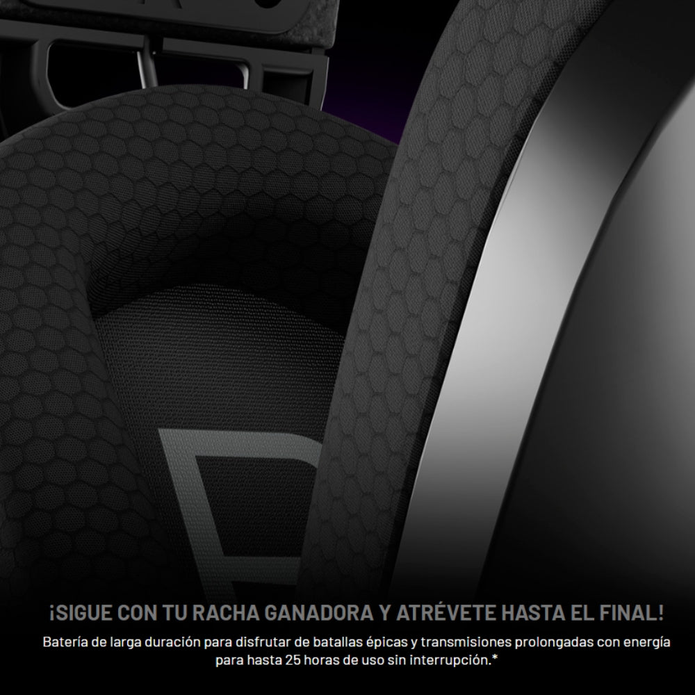 Diadema Gamer Primus Arcus 360BT PBH‑360 con Bluetooth 5.3 y 2.4GHz, Micrófono Desmontable Pro Negro