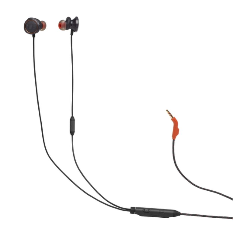 Audífonos Gamer In-Ear JBL Quantum 50 QuantumSOUND Micrófono Orientado Voz Slider Volumen 3.5mm - Negro