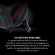 Audífonos Diadema Gamer Redragon H120 Ares RGB Micrófono Abatible Control de Volumen Conector 3.5mm USB