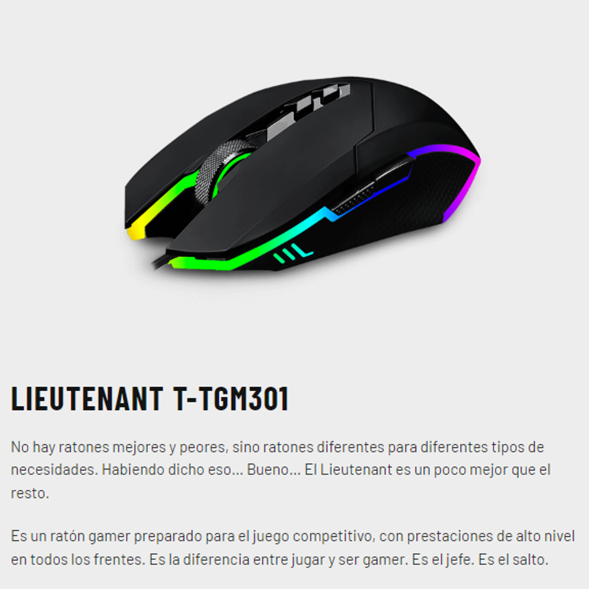 Combo Gamer T-Dagger Arena T-TGK321 + Lieutenant T-TGM301 + Padmouse Lava T-TMPO200