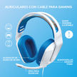 Diadema Gamer Alámbrica Logitech G335 Micrófono Flip to Mute Plug 3.5mm PC PS5 Xbox Switch - Blanco