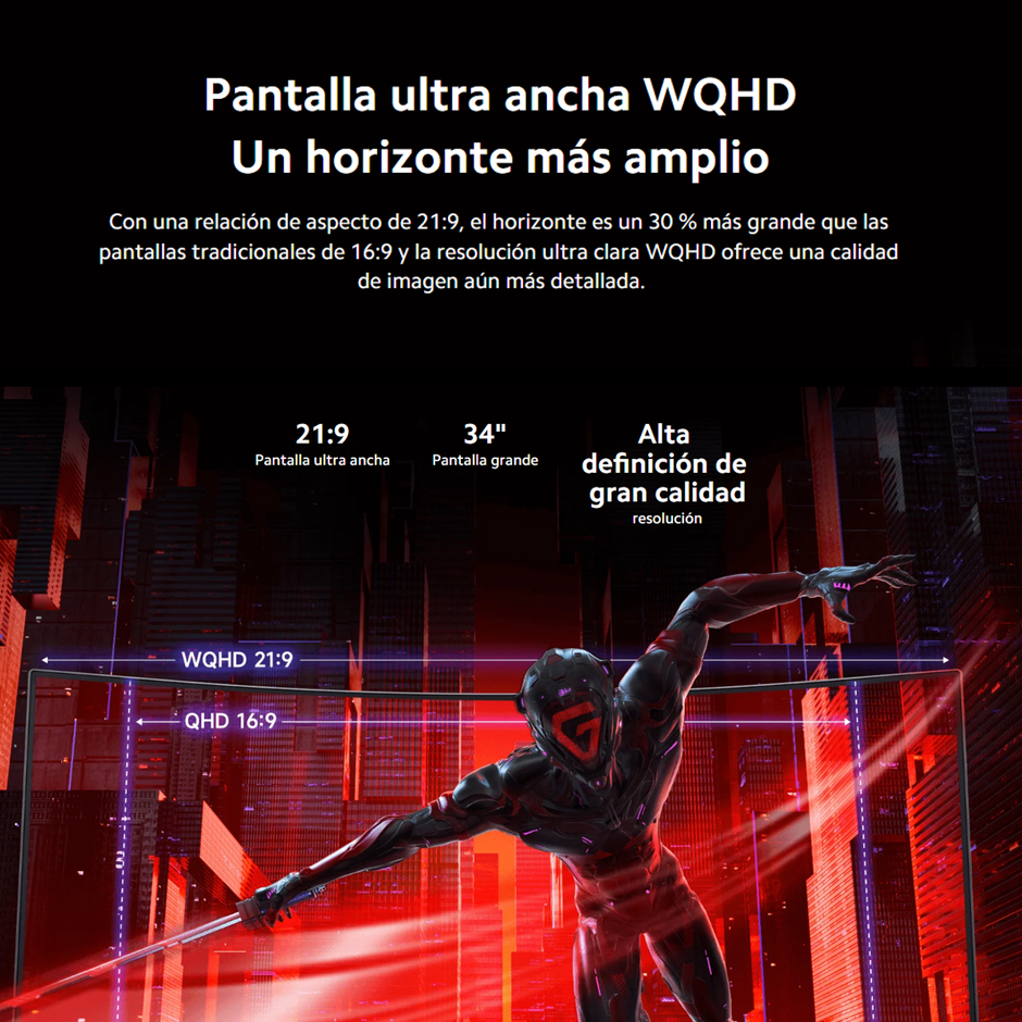 Monitor Gamer Curvo 34