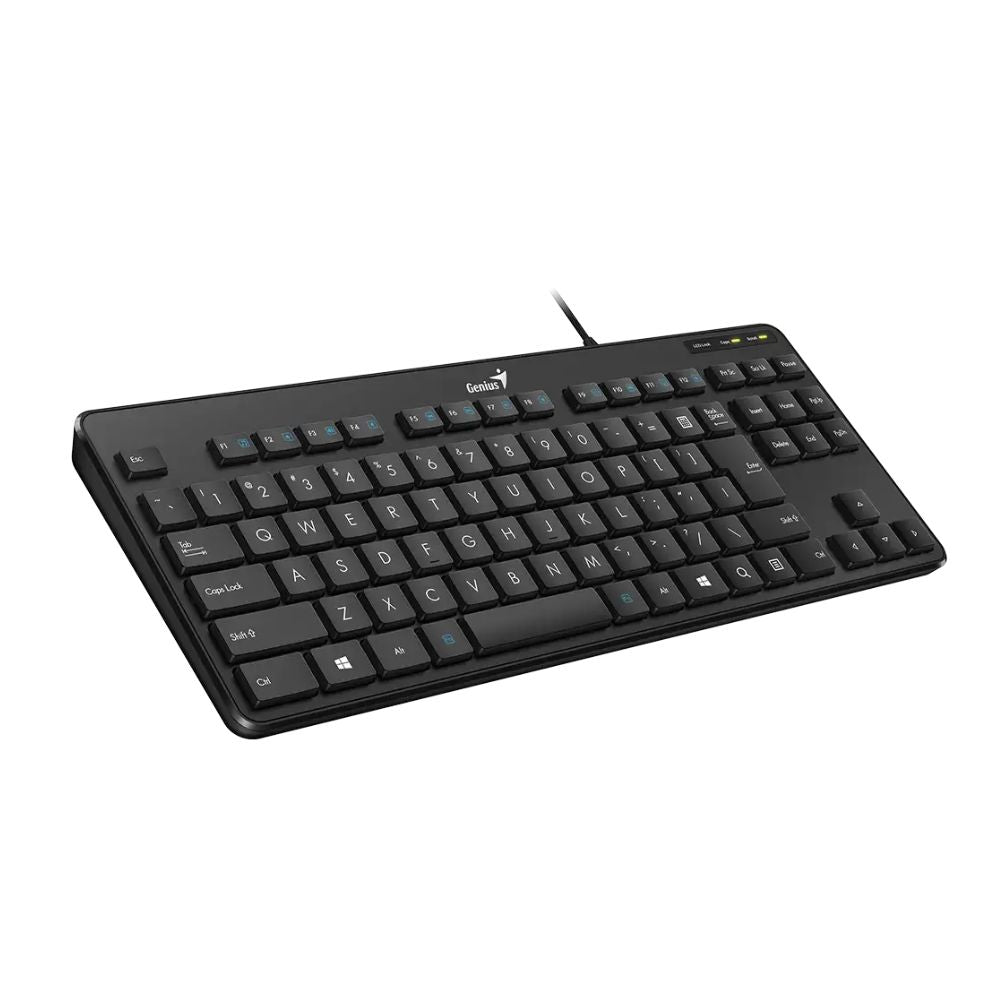 Teclado Compacto 12 teclas Multimedia Genius LuxeMate 110 AI Copilot - Negro