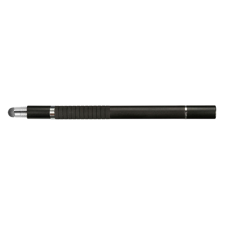 Lápiz Stylus 3en1: Punta Fina, Táctil y Bolígrafo para iPad Tablet Celular - Negro