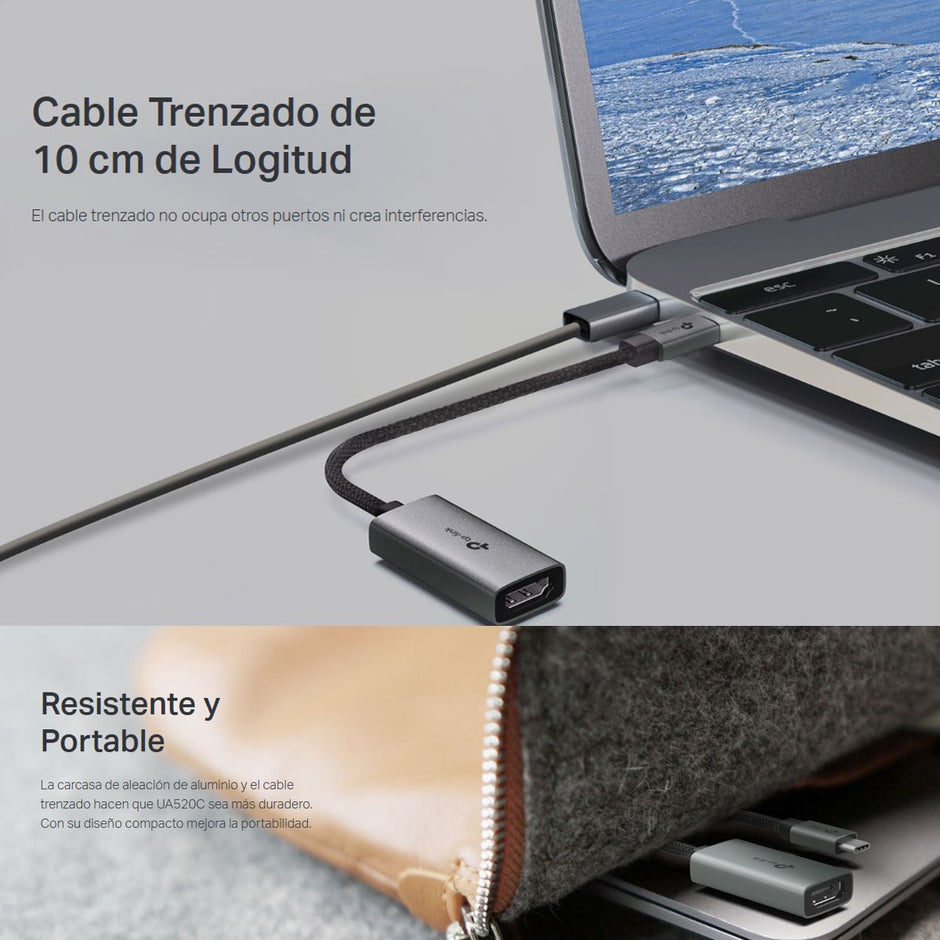 Adaptador Usb-c A Hdmi Tp-link Ua520c Windows Mac Os Android