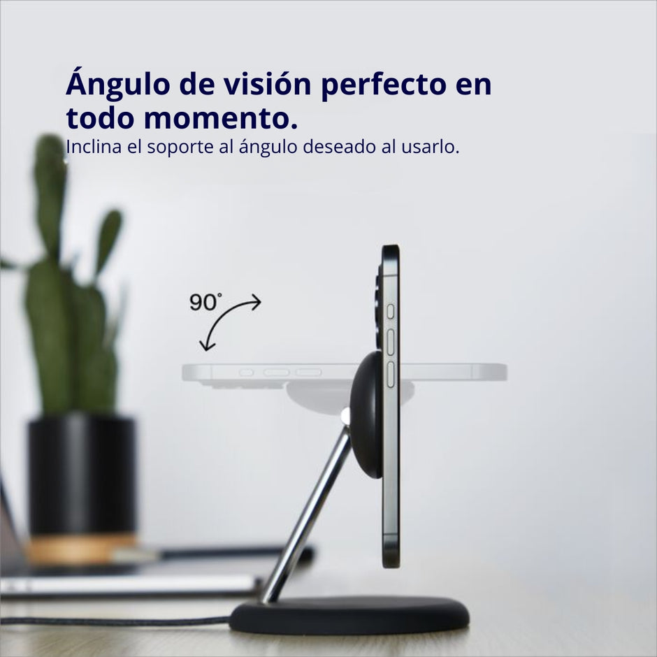 Cargador 3en1 Inalámbrico Qi2 Magsafe Belkin Boostcharge 15w