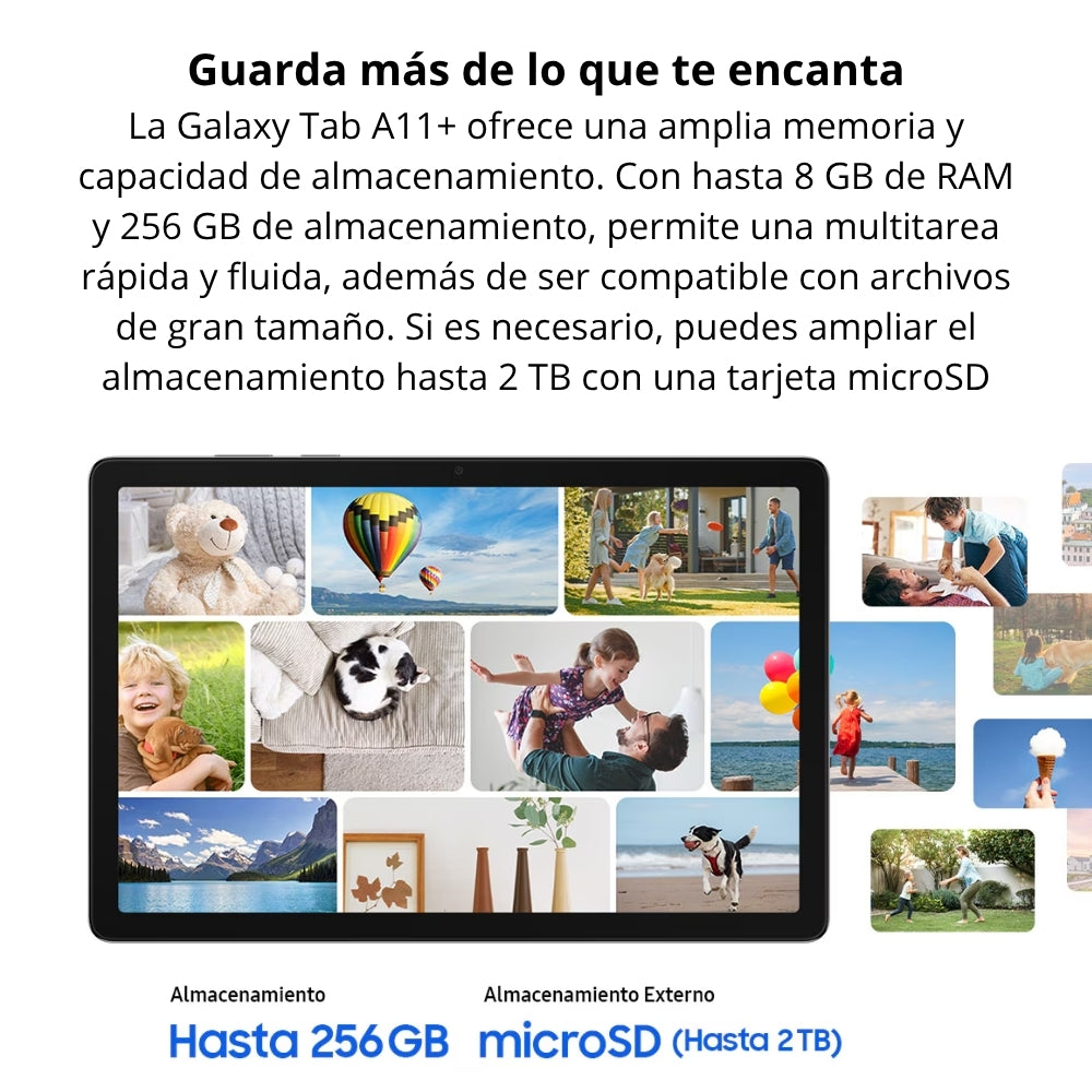 Tablet Samsung Galaxy Tab A11+ Wi-Fi Pantalla 11.0