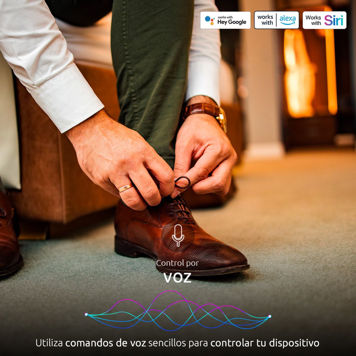 Enchufe Inteligente Nexxt NHP-D610 WiFi 2 Tomas 2 USB App Alexa Google Assistant Sobretensión