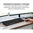Combo Teclado Multimedia y Mouse Optico Genius KM-100SE AI Copilot - Negro