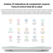 Báscula Digital Inteligente Xiaomi Body Composition Scale S400 con 25 Indicadores de Salud