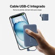 Batería Portátil Power Bank Belkin BoostCharge 10000mAh 20W Power Delivery Cable USB-C Integrado - Azul