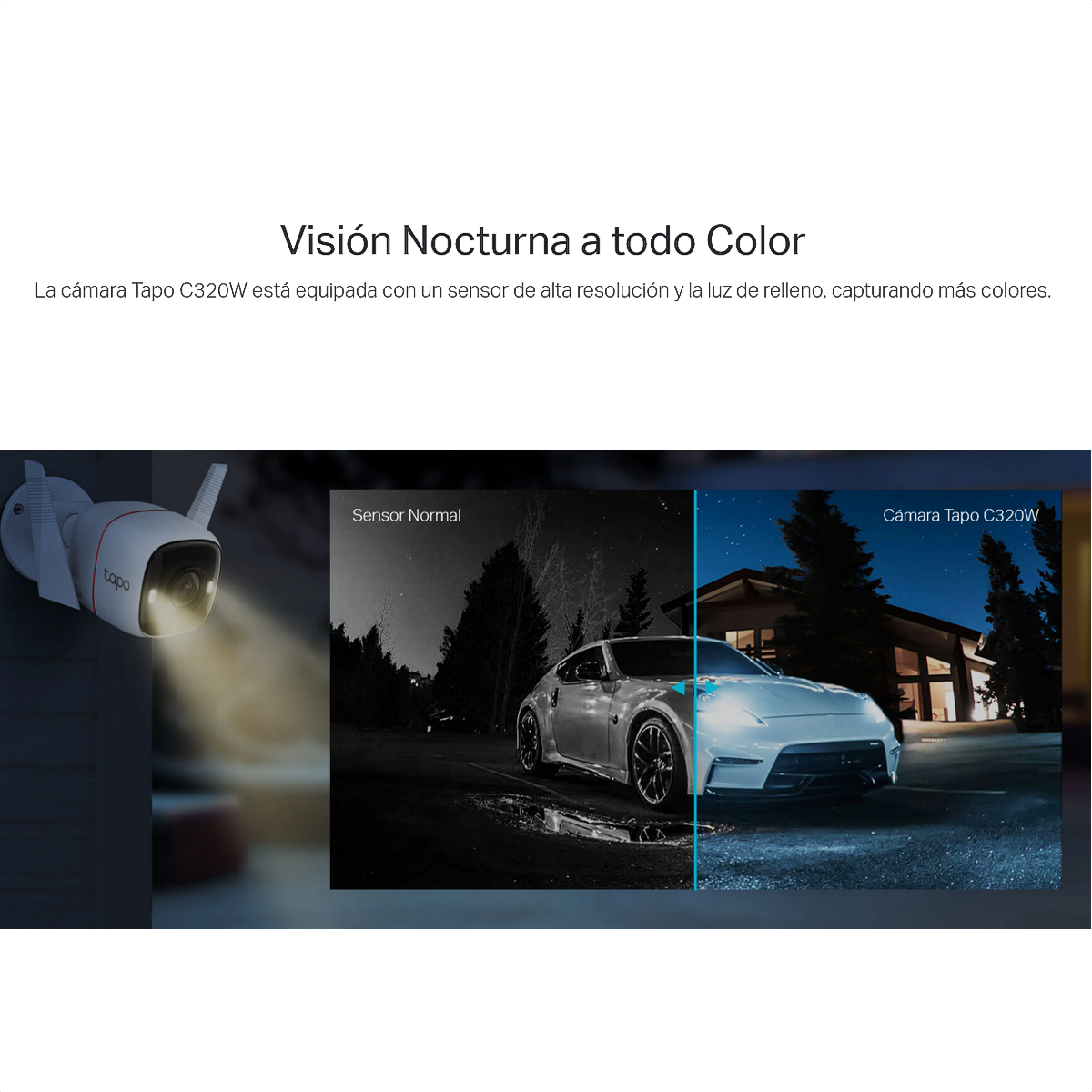 Camara Wi-fi Outdoor Tapo C320ws, Security 2k Qhd Color Blanco