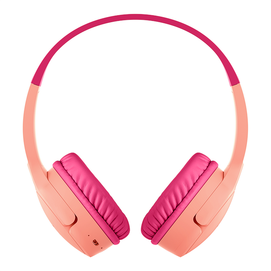 Diadema Inalámbrica para Niños Belkin SoundForm Mini Bluetooth, Audio 85dB Seguros y 30 Horas Rosado