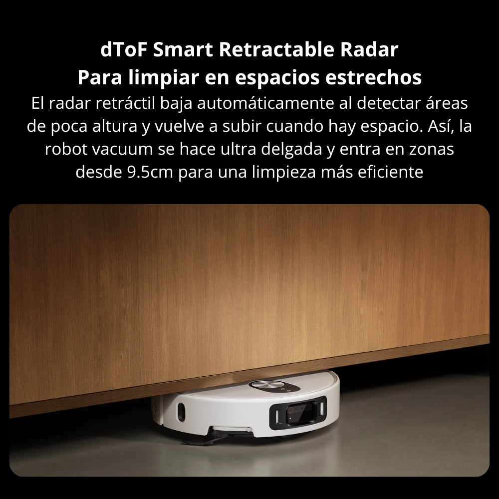 Aspiradora Robot Xiaomi Vacuum 5 Pro 20000Pa Base Omni Cámaras IA Mopa Extensible Radar dToF Retráctil