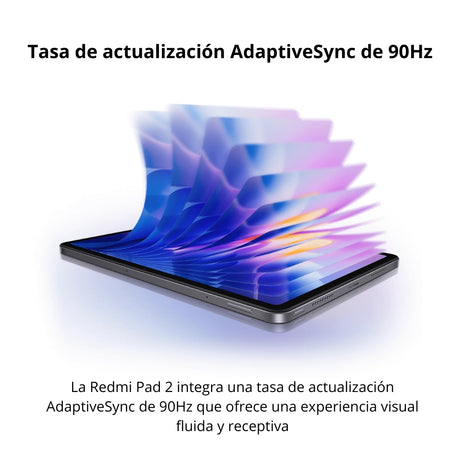 Tablet Xiaomi Redmi Pad 2 Wi-Fi IPS 11” 2.5K 90Hz Helio G100 128GB/4GB Audio Dolby Atmos® 9000mAh - Gris