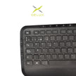 Combo Inalámbrico Delux: Teclado Slim Multimedia + Mouse