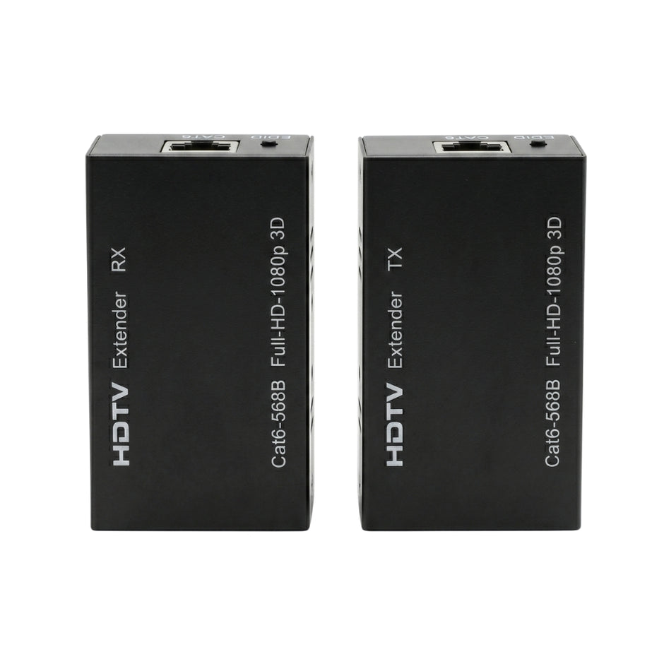 Kit Extensor Hdmi Por Cable De Red Utp / Hasta 60 Metros