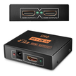 Multiplicador Splitter Hdmi, 1 Entrada X 2 Salidas, 1080p 3d