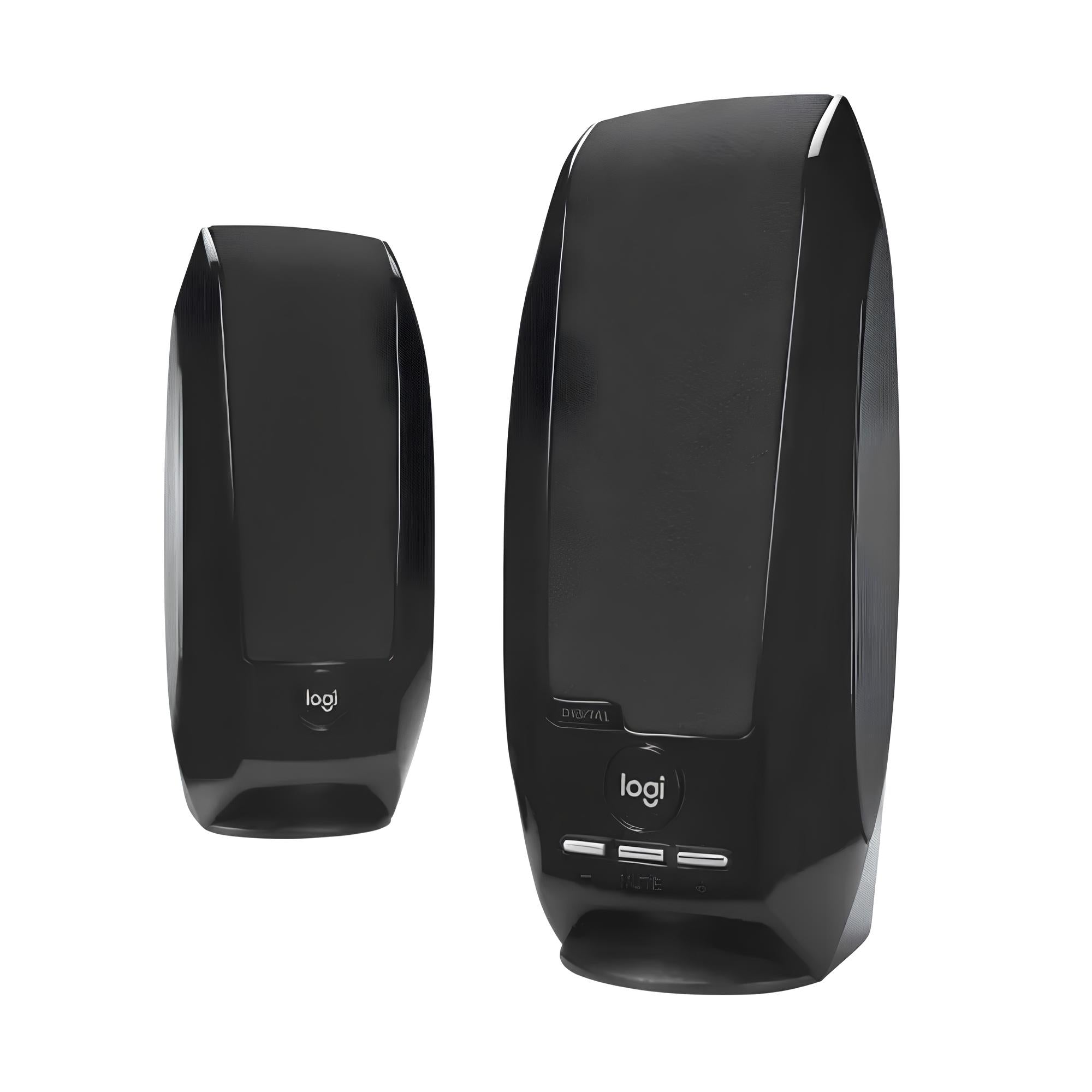 Parlantes Estéreo USB Logitech S150 con Control de Volumen y Mute