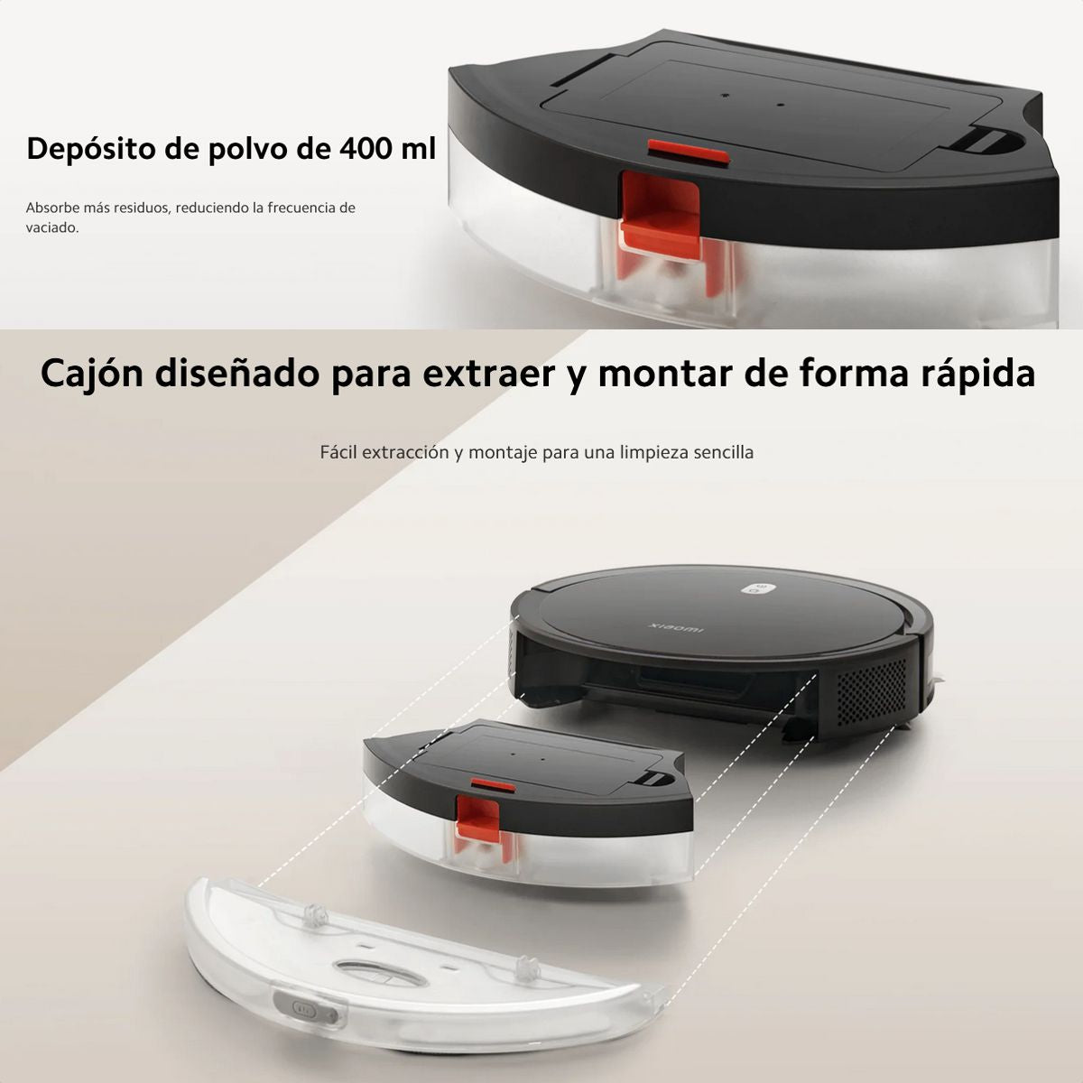 Robot Aspiradora Xiaomi Vacuum E5 Barre Aspira Trapea 3en1 App Mi Home Alexa Google