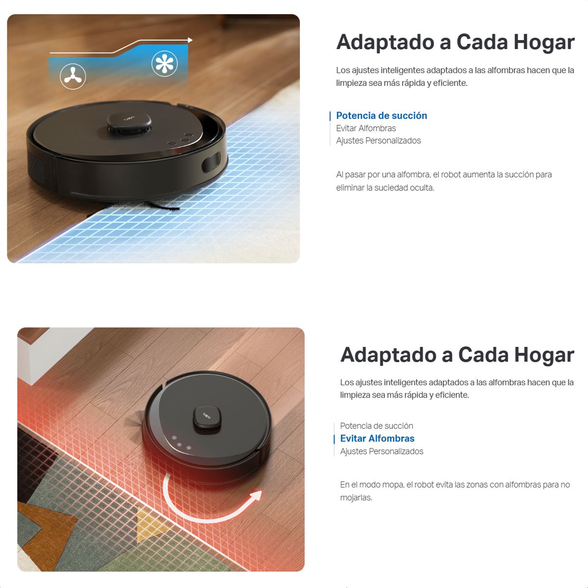 Robot Aspiradora Trapeadora TP-Link Tapo RV30 Max 5300Pa Navegación LiDAR + IMU Control App Alexa Google