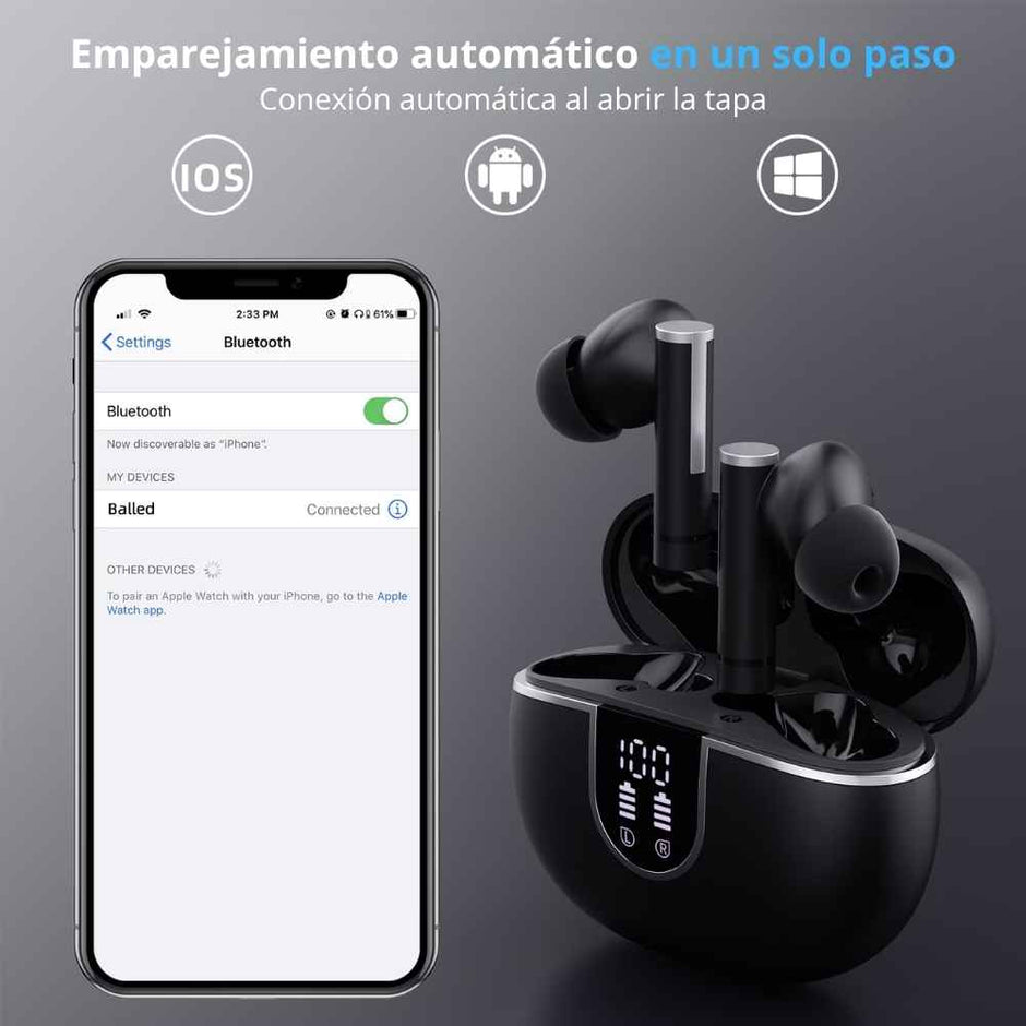 Audífonos In-Ear Inalámbricos X-KIM Xbeats X29 TWS Bluetooth 5.3 Estuche Carga IPX5 Control Táctil Micrófono