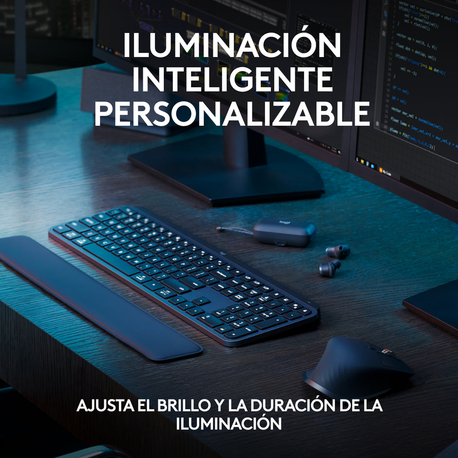 Combo Avanzado Logitech: Teclado MX Keys S + Mouse MX Master 3S