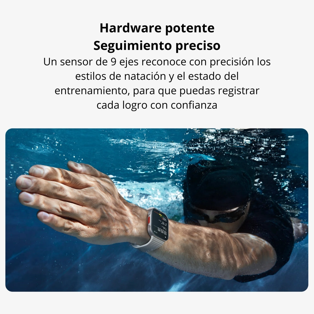 Smartwatch Xiaomi Redmi Watch 6 Lite Pantalla AMOLED 1.96” Llamadas Bluetooth 150 Sports GNSS - Silver