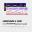 T-dagger Combo Gamer Advance Force TGS-005 LIT Teclado Mecánico Compacto + Mouse Gamer RGB