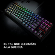 Teclado Gamer Mecánico Redragon K552RGB Kumara con Switch Rojo, Negro
