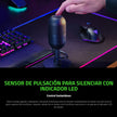Micrófono Razer Seiren V3 Mini Condensador Supercardioide USB Ultra Compacto para Streaming y Videollamadas