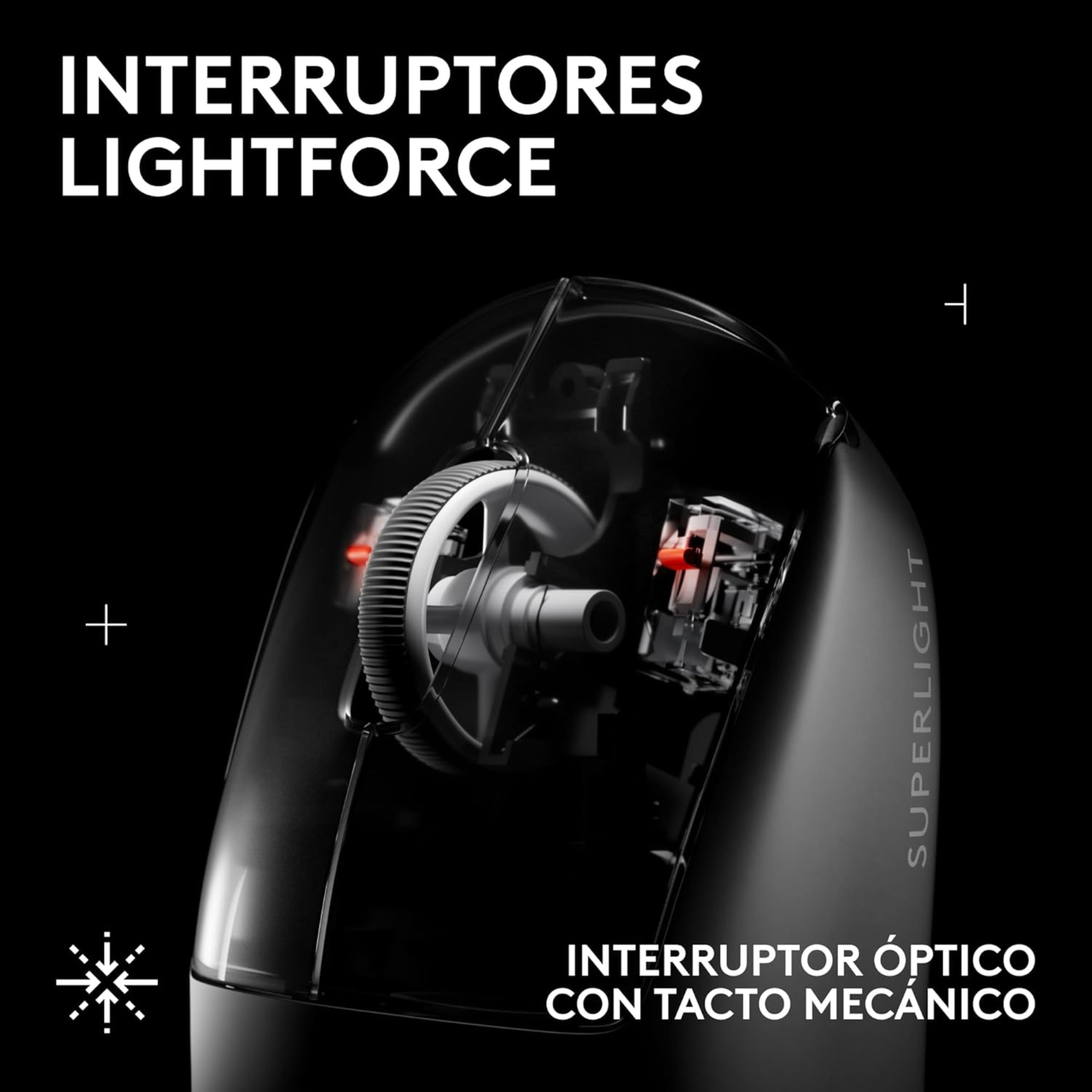 Mouse Logitech G Pro X Superlight 2 SE Gamer Inalámbrico Ultra Ligero 60g con Sensor HERO 2 y Lightspeed