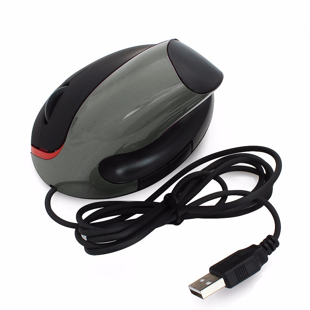 Mouse Vertical Ergonómico Evita Túnel Carpiano 5 Botones Gry
