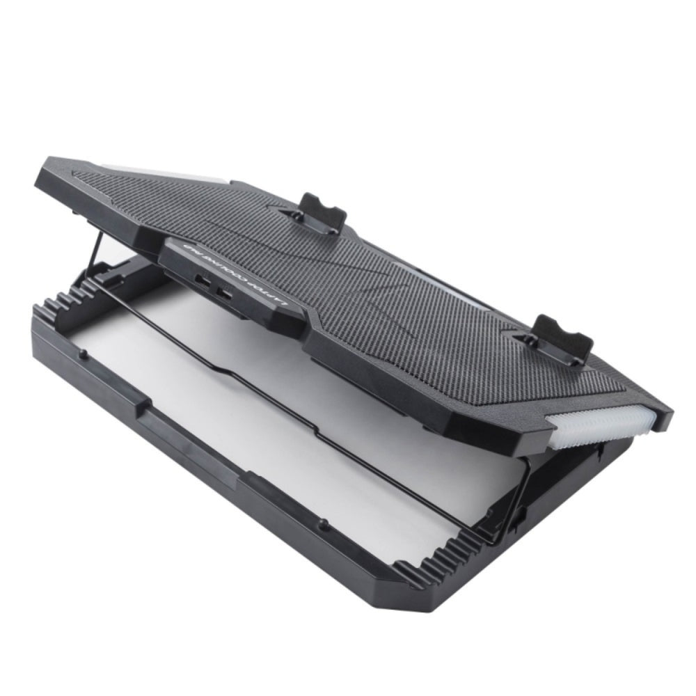 Base Refrigerante Pro Gaming S500 con 5 Ventiladores RGB, Soporte Celular y 2 Puertos USB