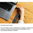 Hub Usb 3.0 Genius Uh-400 De 4 Puertos Color Negro