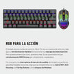 T-Dagger Combo Gamer Main Force TGS-008 LIT Teclado Mecánico 60% + Mouse RGB Chroma